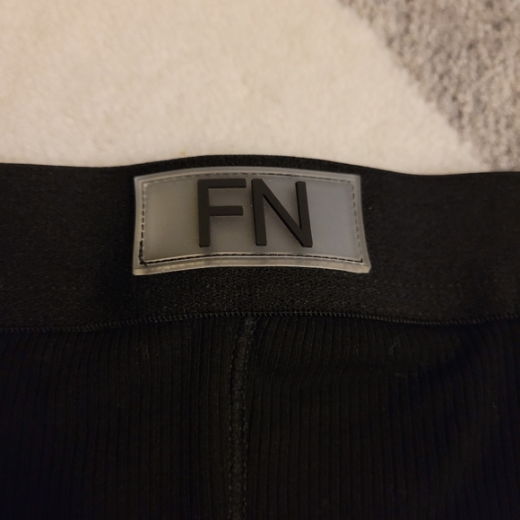 FN Brand Black Ribbed Boyfriend Shorts & Bra Set - Picture 5 of 5